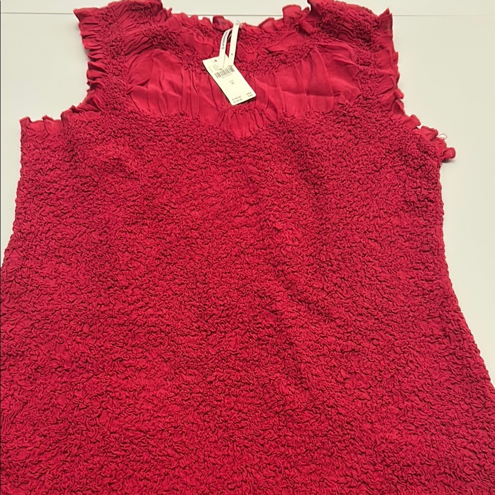Anthropologie Red Dress